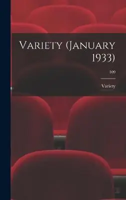 Variety (January 1933); 109 Variety 9781013921438 Professionale