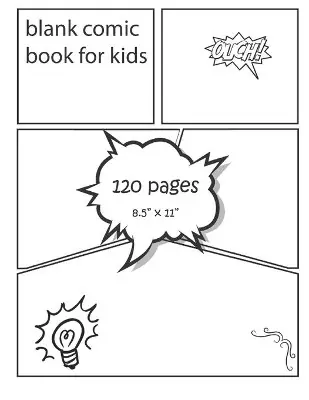 blank comic book for kids by Majid Nadir Offerta Limitata