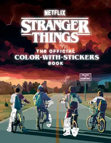 A Buon Prezzo Stranger Things The Official Color-with-Stickers Book Random House Worlds 9780593582558