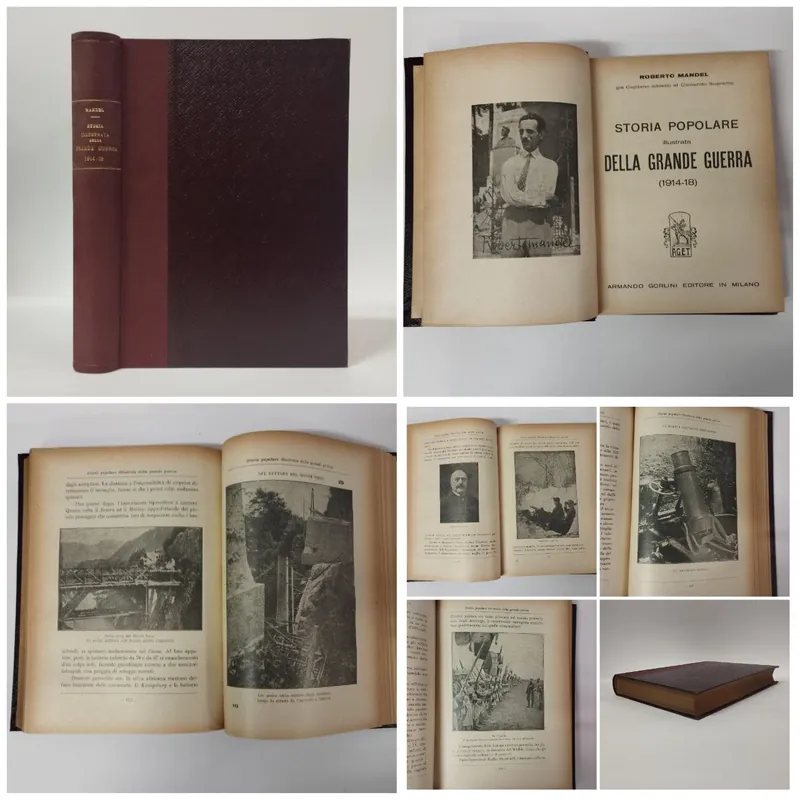 Offerta Storia popolare illustrata della grande guerra (1915). Mandel Roberto. Armando Gorlini, 1931.